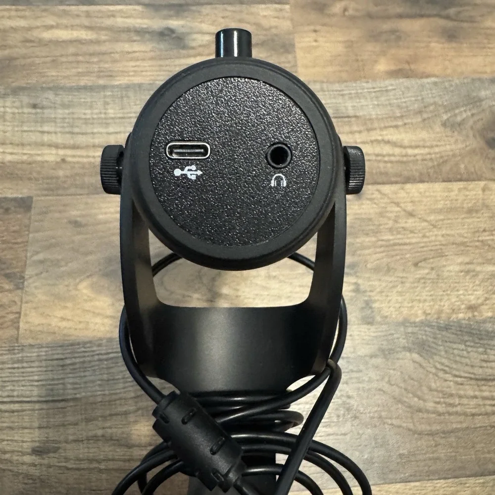 ZealSound K66 USB Microphone Desktop Mic for PC Podcast Recording Mute Stand